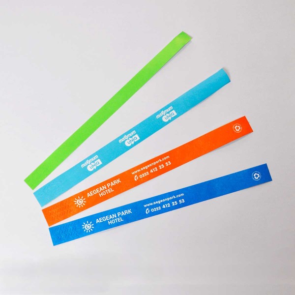 Tyvek Kağıt Kol Bilekliği