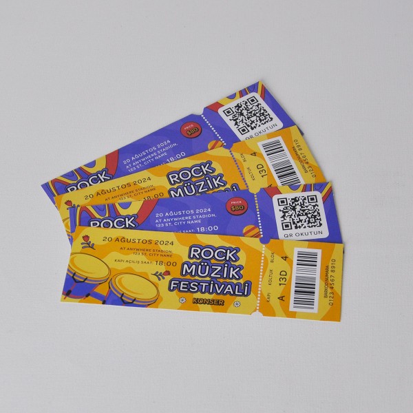 Bilet Baskı 2