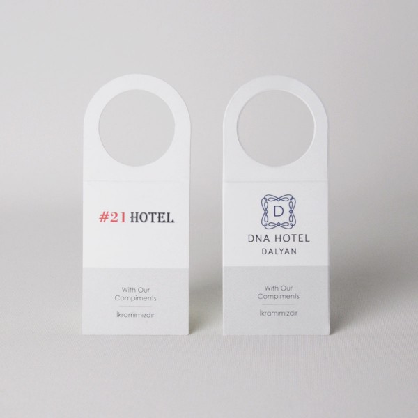 Şişe İkram Kartı - Otel İkram Kartı