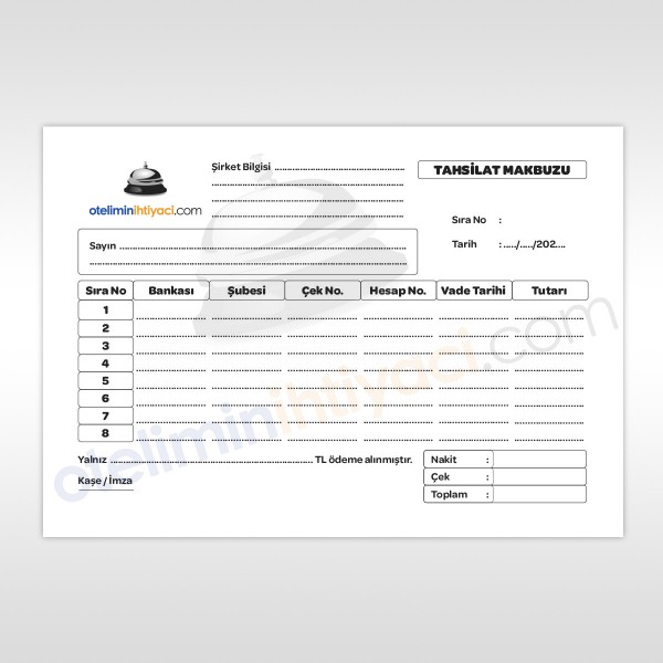 Tahsilat Makbuzu
