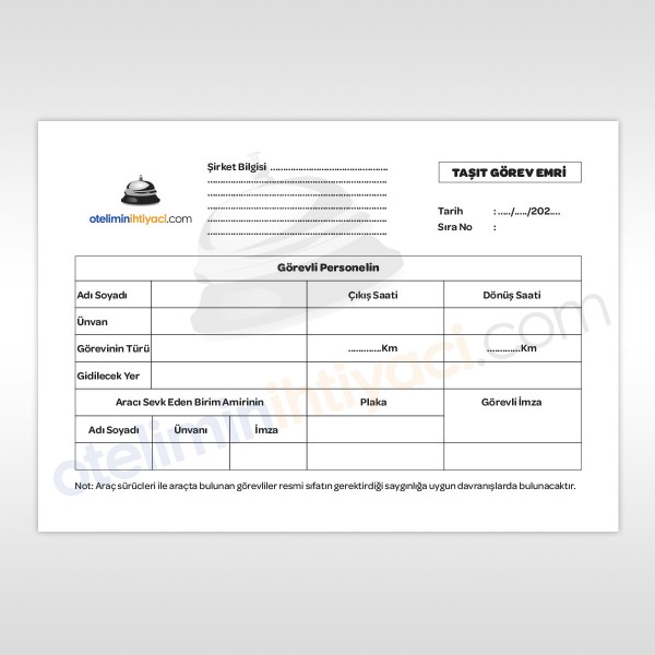 Taşıt Görev Emri