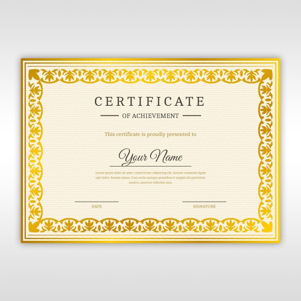 Yaldızlı Sertifika 4