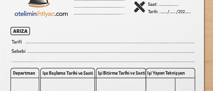 Arıza Bildirim Formu: Hızlı ve Etkili Arıza Yönetiminin Anahtarı