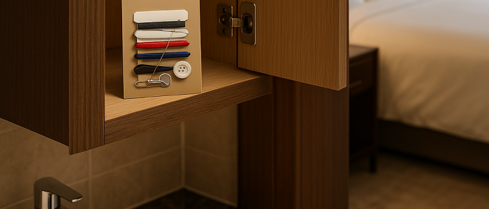 Otel Tipi Dikiş Seti: Misafir Memnuniyetinde Küçük Ama Etkili Bir Dokunuş