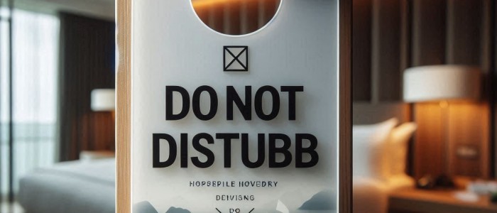 PVC DND Kartı: Konfor ve Mahremiyetin Simgesi