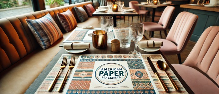 Baskılı Amerikan Servis Kağıtları ile Masalarınızı Güzelleştirin ve Müşterilerinizi Etkileyin