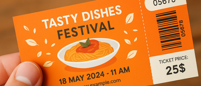 Organizasyonlar İçin Bilet Baskısı Yaptırırken Nelere Dikkat Edilmeli?