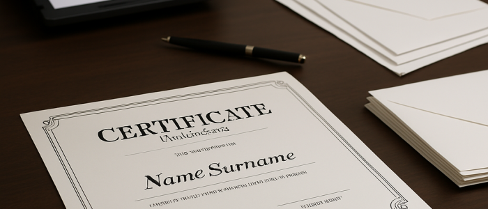 Sertifika Baskı Nedir? Profesyonel Eğitimlerin Vazgeçilmez Tamamlayıcısı