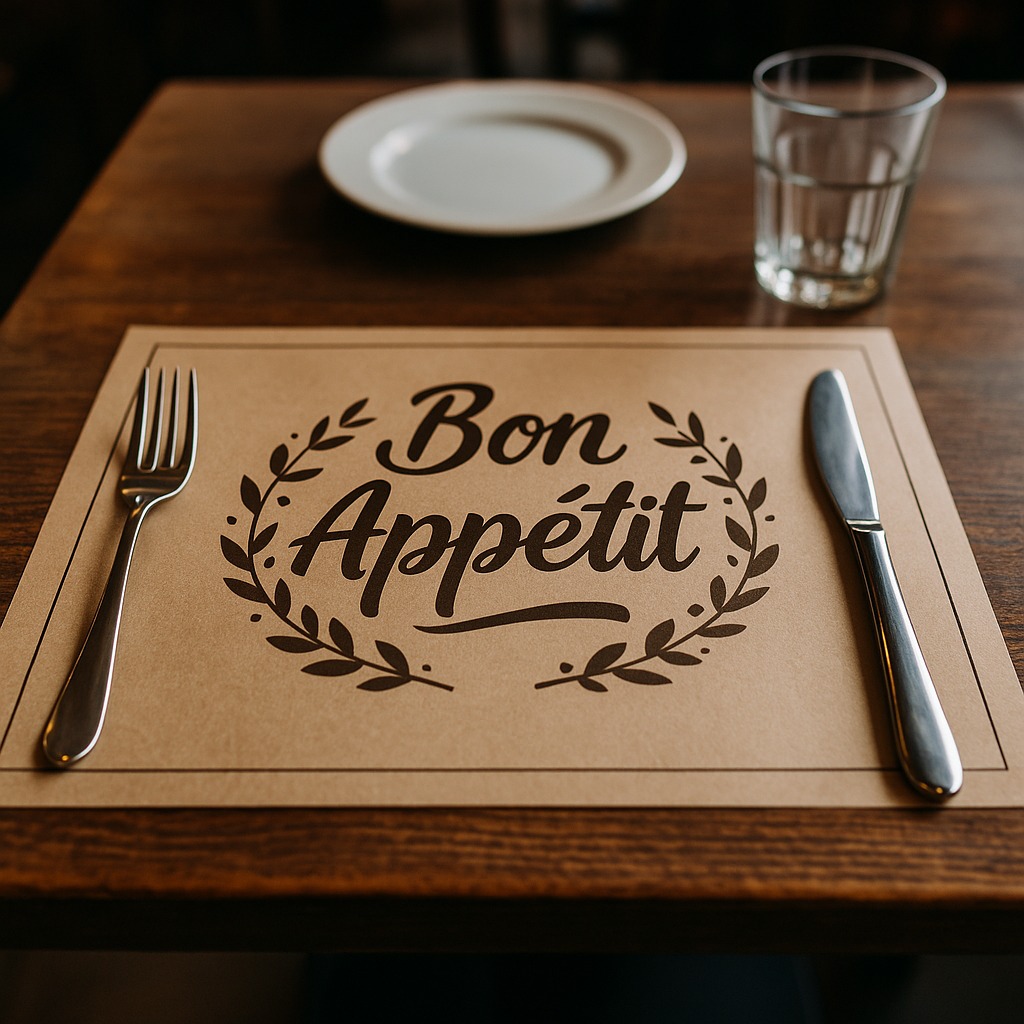  Baskılı Amerikan Servis Kağıdı ile Kurumsal Kimliğinizi Masaya Yansıtın 