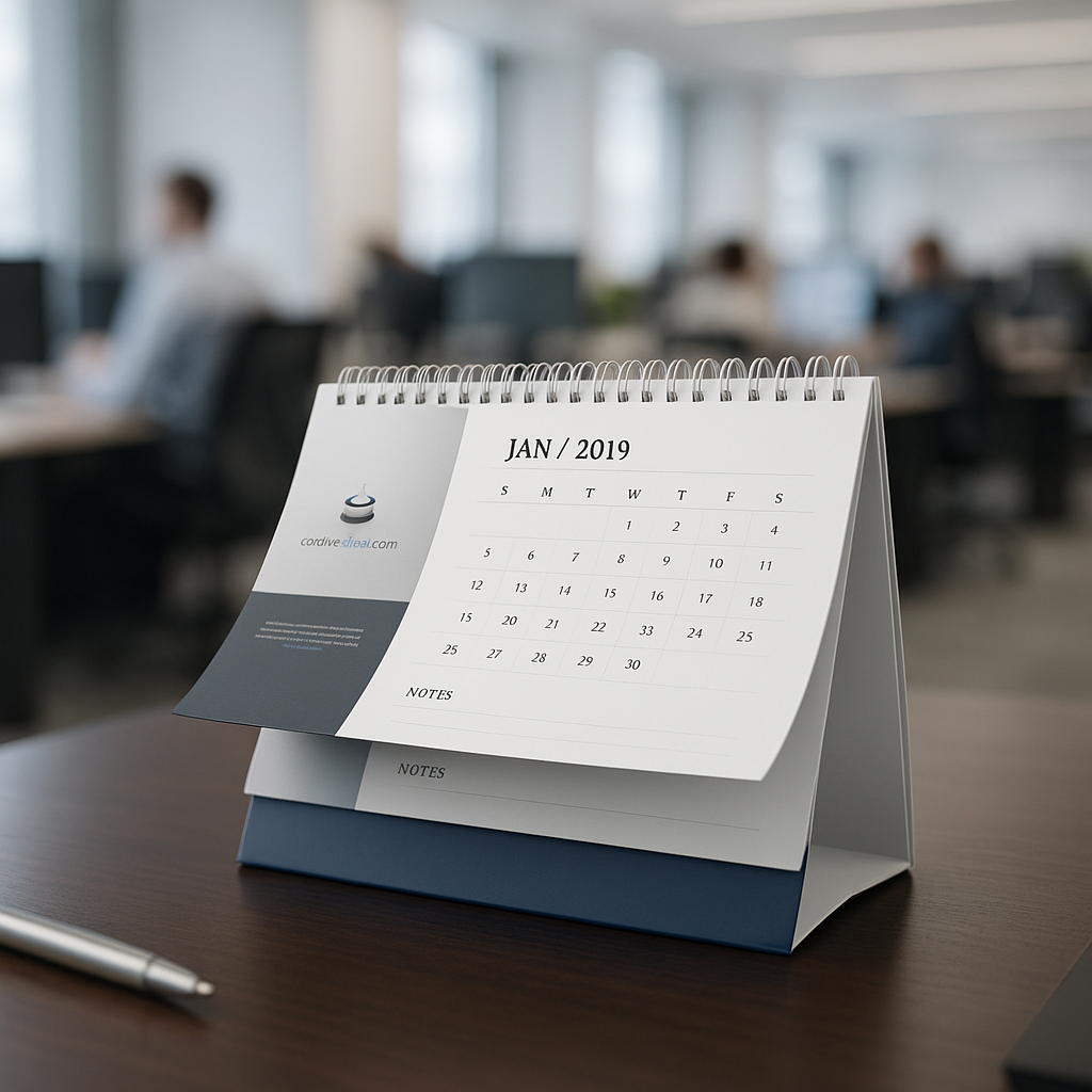  Masa Takvimi: Zamandan Tasarrufun ve Düzenin Anahtarı 