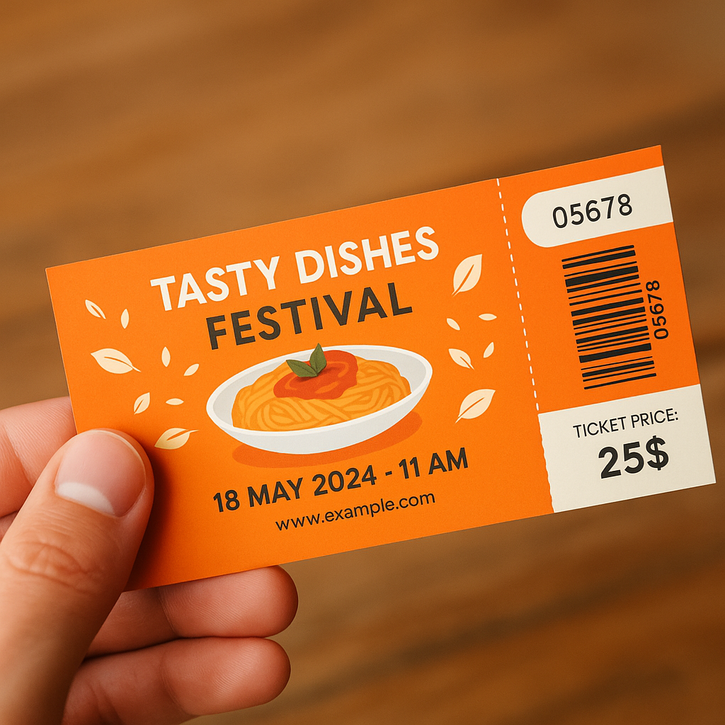  Organizasyonlar İçin Bilet Baskısı Yaptırırken Nelere Dikkat Edilmeli? 